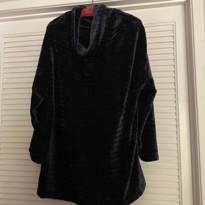 J Jill Navy High Neck Sweater Size XL